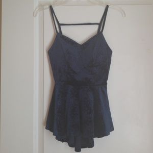 Beautiful Blue Evening Top